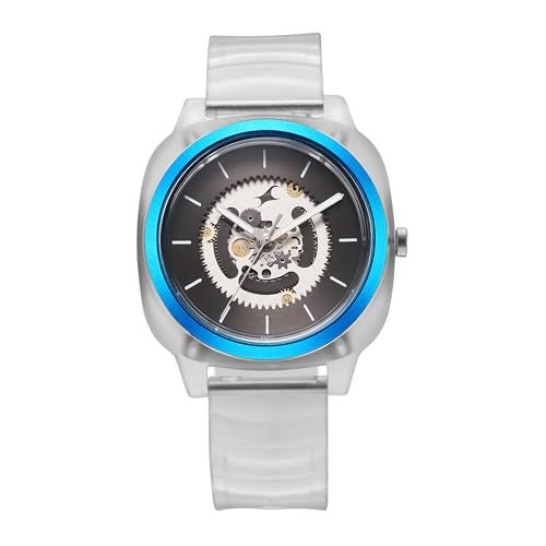 Fastrack Bare Quartz Analog Anthacite Black Dial White Band Unisex Watches - Image 1