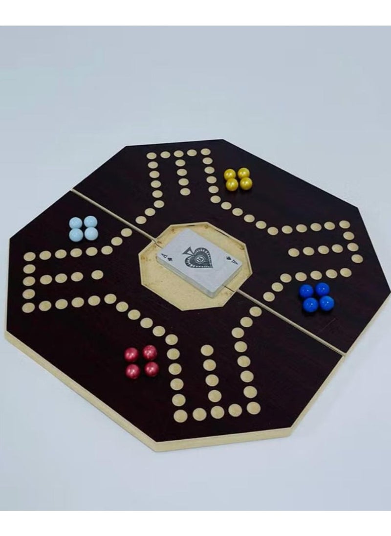 MARAH TOYS Wooden Jackaroo Game For Strategic Planning With A Luxury Bag 40x40 Cm  - Image 2
