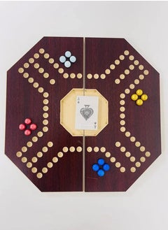 MARAH TOYS Wooden Jackaroo Game For Strategic Planning With A Luxury Bag 40x40 Cm  - Image 3