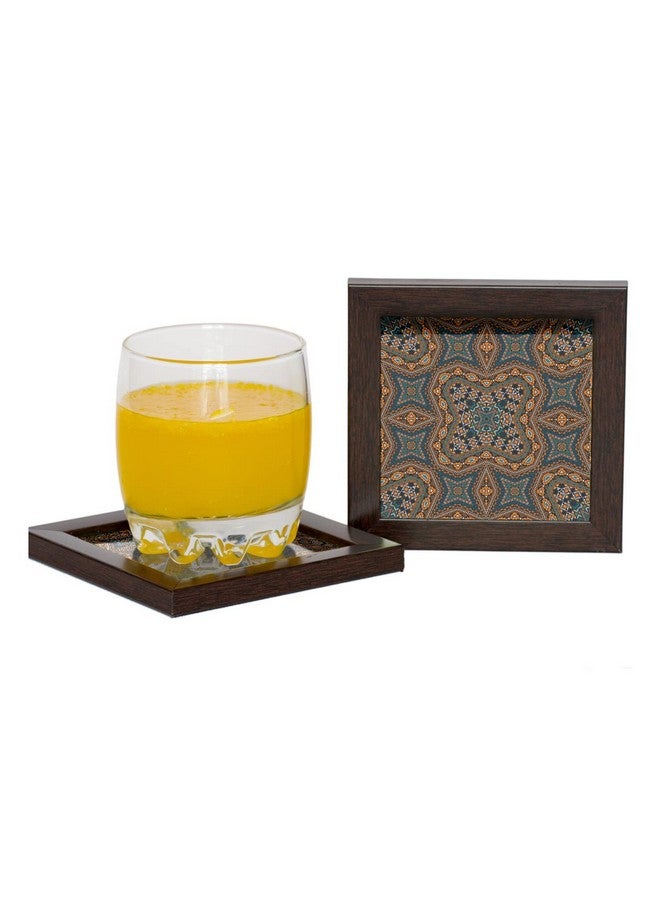 Paper Plane Design Tea Coffee Coaster Set Wooden Decorative Coasters Set. Home and Office Wooden Coasters Design 931 - Image 3