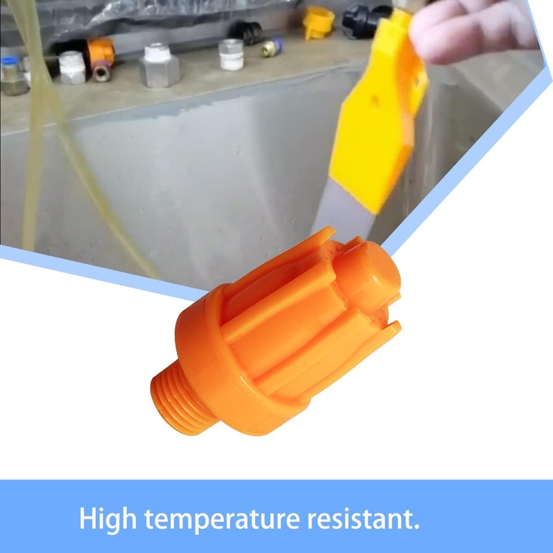 Aopin ABS Wind Nozzle - G1/4 Male, Flat Orifice, 4 Pcs for Compressed Air Machine, Dust Removal & Air Drying - Image 5