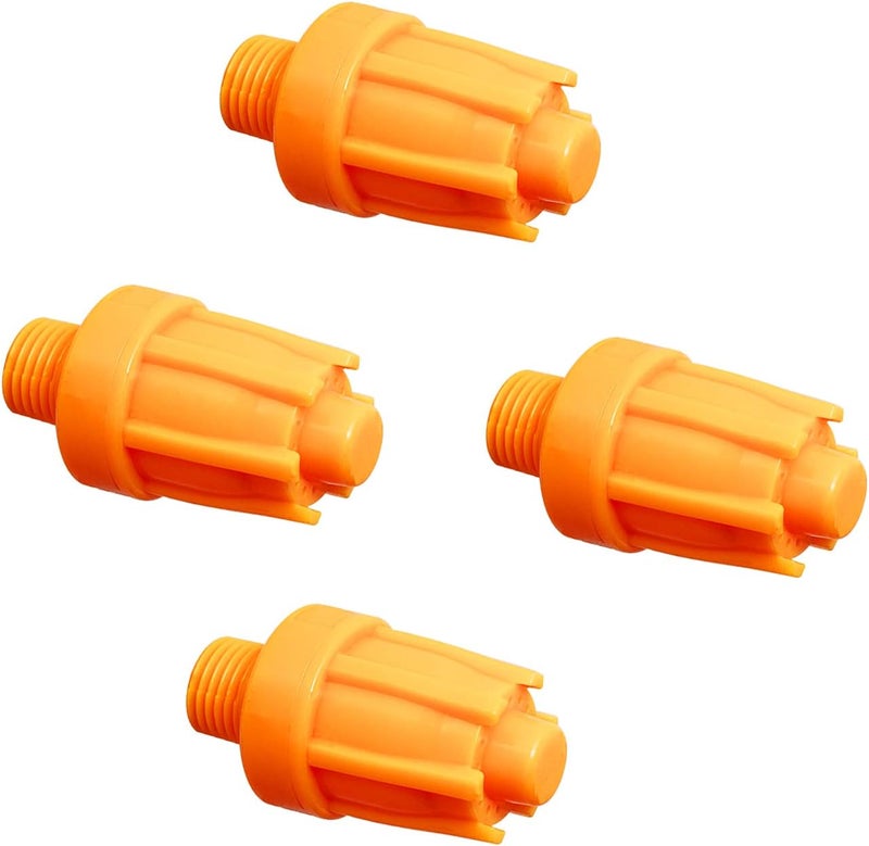 Aopin ABS Wind Nozzle - G1/4 Male, Flat Orifice, 4 Pcs for Compressed Air Machine, Dust Removal & Air Drying - Image 1