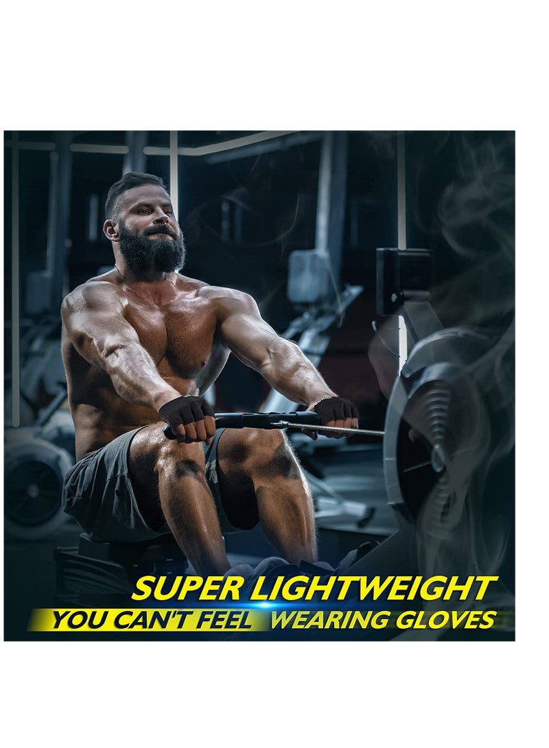 SYOSI New Weight Lifting Gym Workout Gloves Men & Women, Partial Glove Just for The Calluses Spots, Great for Weightlifting, Exercise, Training, Fitness  - Image 4