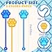 JellyArch 48 Pcs Dog Sticky Hands Cartoon Dog Paw Party Favors Stretchy Sticky Hand Toy Birthday Classroom Rewards Carnival Prizes Toy Goodie Bag Stuffer Filler NavyLight BlueBrown - Image 4