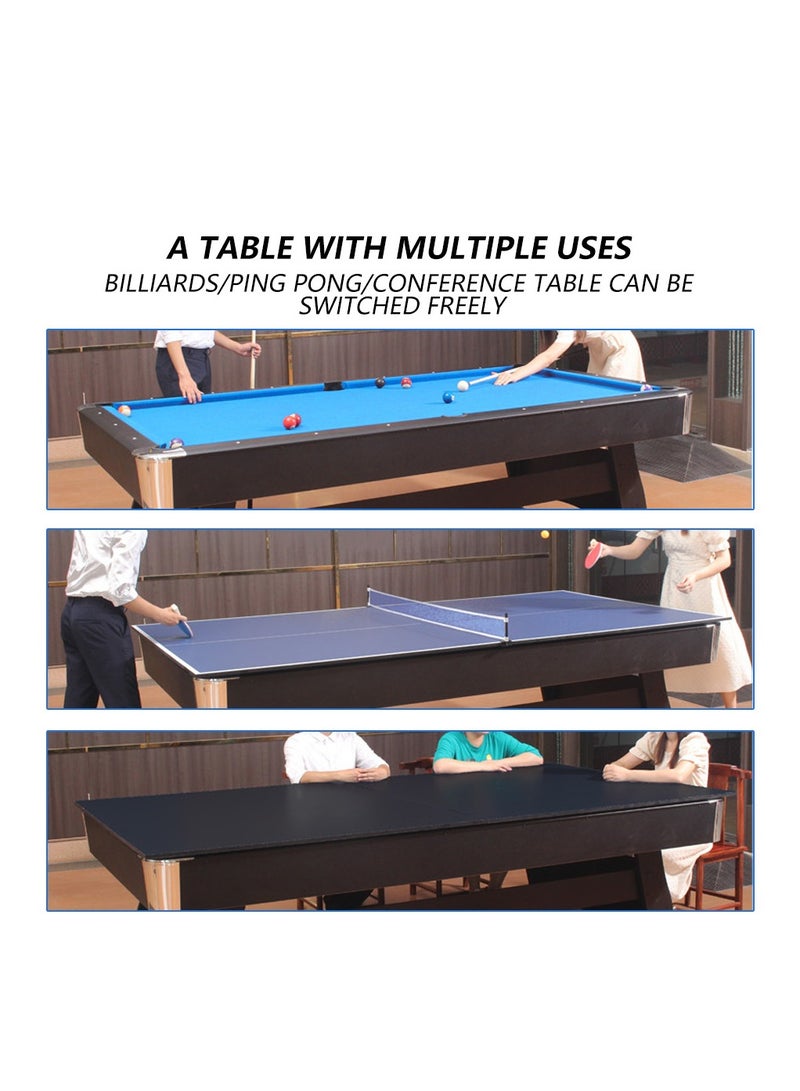 Generic 6FT Billiards Table 3 in 1 Professional Billiard Pool Tables  Scratch Resistant Luster Perfect for Family Game Room Adult rec Room  - Image 4