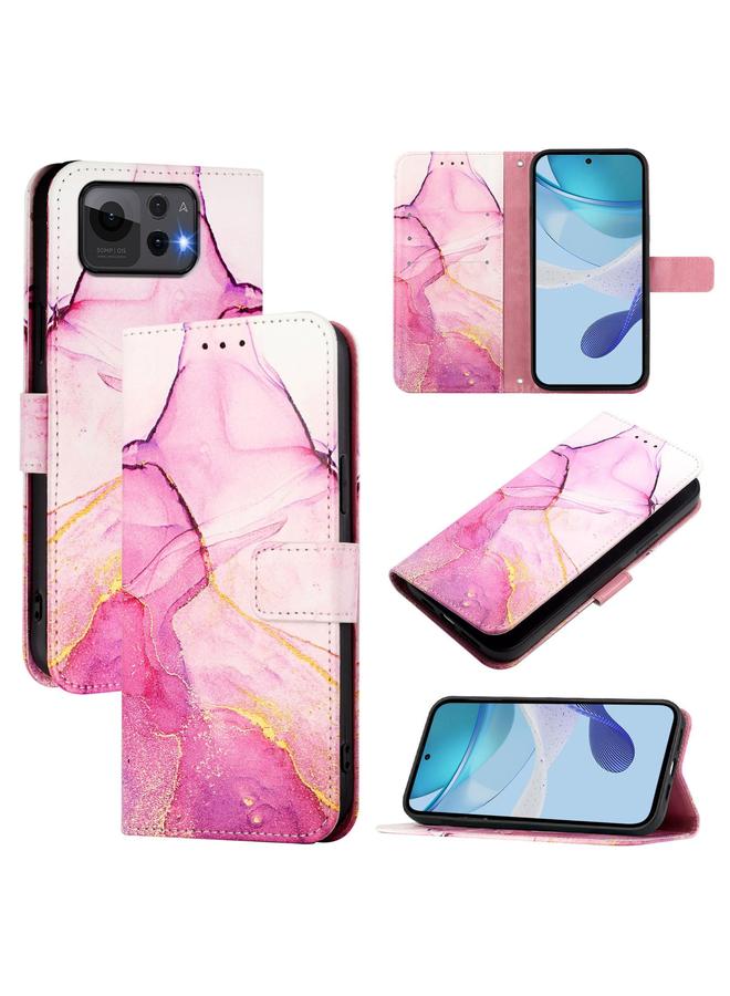 Zaboon Case For Asus Zenfone 12 Ultra PT003 Marble Pattern Flip Leather Phone Case - Image 1