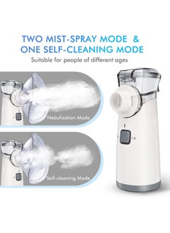 LOVNOV Portable Nebulizer - Quiet Handheld Nebulizer for Travel or Daily Use, Nebulizer Machine for Adults and Kids with 3 Nebulizer Masks, Personal Steam Inhaler Atomizer  - Image 5