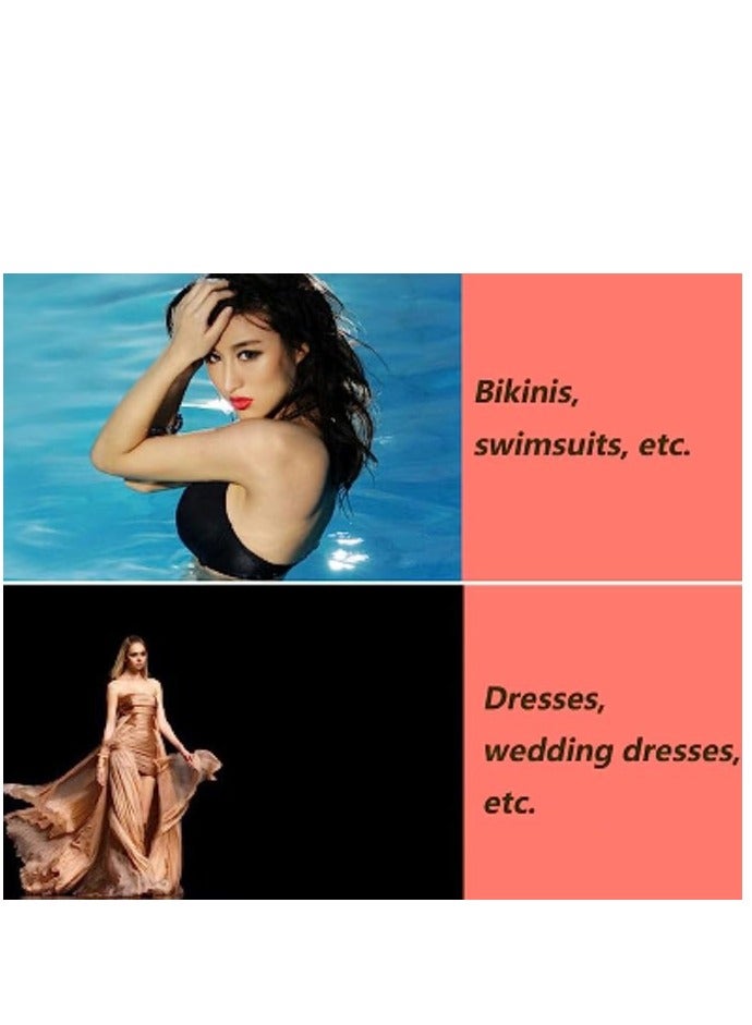 SYOSI زوج واحد من حشوات حمالة الصدر النسائية الناعمة المصنوعة من السيليكون المثقوبة القابلة للتنفس، وسادات تعزيز حمالة الصدر المعززة لملابس السباحة والاستخدام اليومي - Image 4