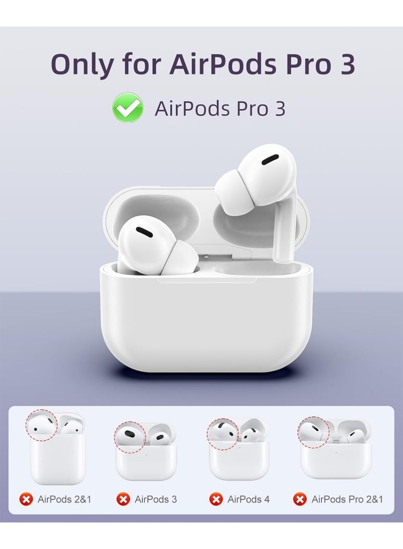 X-level Case for AirPods Pro 3 (2025) with Secure Lock, Anti-Smudge, Cleaning Kit & Keychain, Soft TPU Transparent Cover with Phone Stand Function, Clear - Image 2