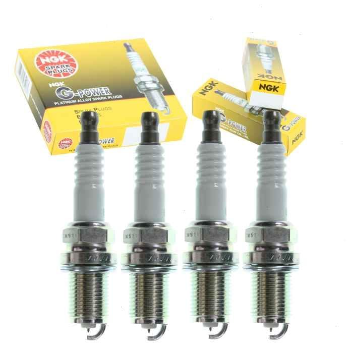 Sixity Auto 4 pc NGK G-Power Spark Plugs compatible with Toyota Corolla 1.6L 1.8L 2.4L L4 1993-2012 - Image 1