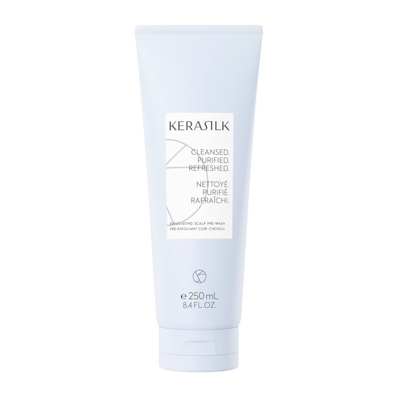 KERASILK Exfoliating Scalp Pre-Wash | Gentle & Deep Cleansing | Removes Excessive Sebum & Dead Skin Cells | Leaves Scalp Feeling Cleansed & Soothed | For All Scalp Types | 250ml - Image 1
