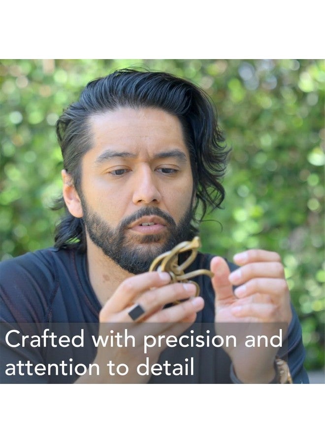 BePuzzled |Cake Hanayama Metal Brainteaser Puzzle Mensa Rated Level 4, for Ages 12 and Up - Image 4