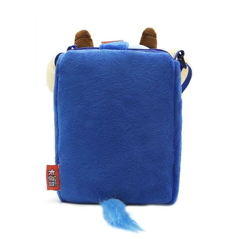 Plush Kids Crossbody Bag, Cow Animal Design, Soft Lightweight Shoulder Bag for Daily Outings - Image 4