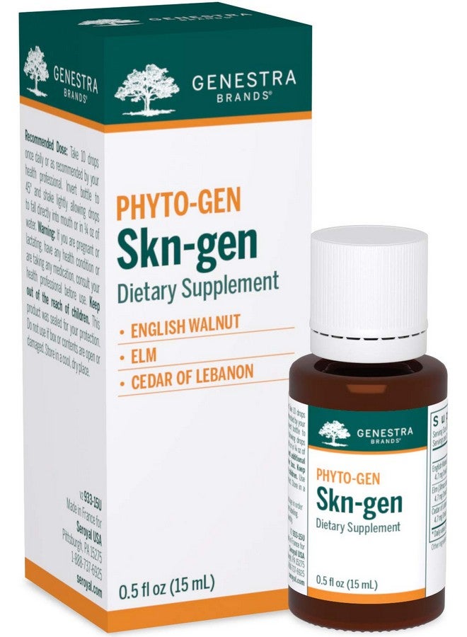 Genestra Brands Skngen ; English Walnut Elm And Cedar Of Lebanon Herbal Supplement ; 0.5 Fl. Oz. - Image 1