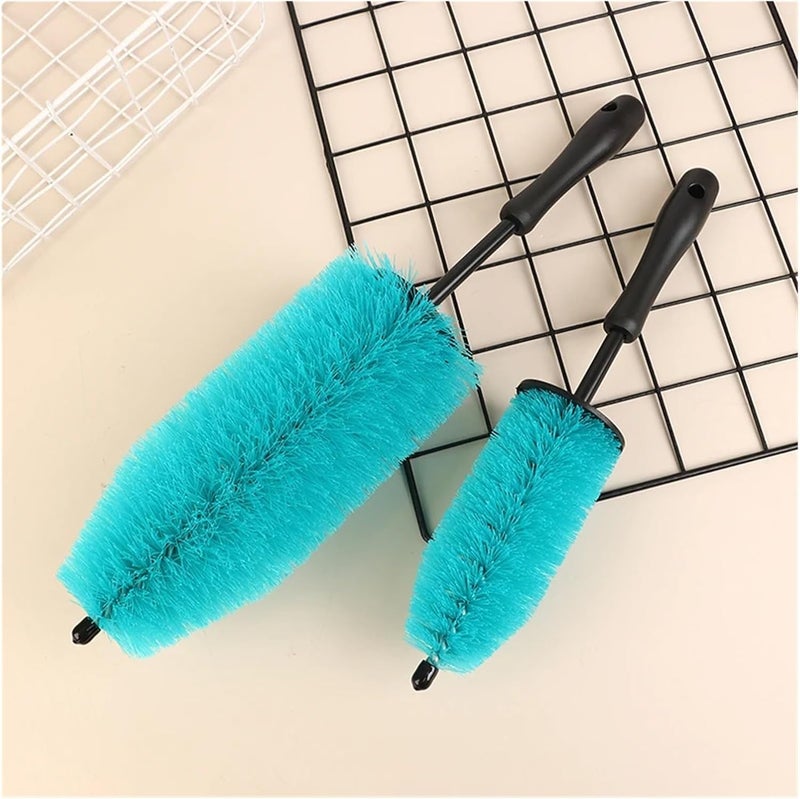 Wash Brush Kit Soft Microfiber Auto Care Cleaning Detailing Brushes，Compatible for Cars Motorcycle Rim Wheel Hub Engine(Large) - Image 4