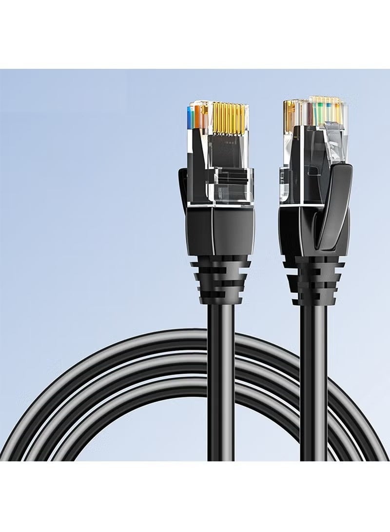 Cat6 Ethernet Cable 5M/16.4FT High Speed Outdoor & Indoor LAN Network Cable 10Gbps, RJ45 Flat Internet Cable Shielded In-Wall, Heavy Duty High Speed Network Wire for Modem/Router/Gaming/PC - Image 1