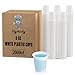 Lilymicky 2000 PACK 3 oz White Plastic Cups 3 Ounce Disposable Plastic Bathroom Cups for Tasting Drinking - Image 1