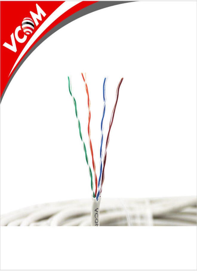 Vcom Vcom Cat5E Network Cable Roll 305Meter 24 Awg CCA Mixed Copper for Networking Management  - Image 2