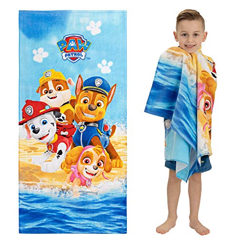 Franco Kids Super Soft Cotton BathPoolBeach Towel 58 in x 28 in Paw Patrol