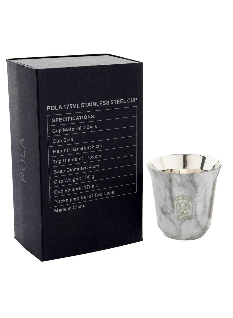 Rovatti Stainless Coffee Cup AD Marble - Image 5