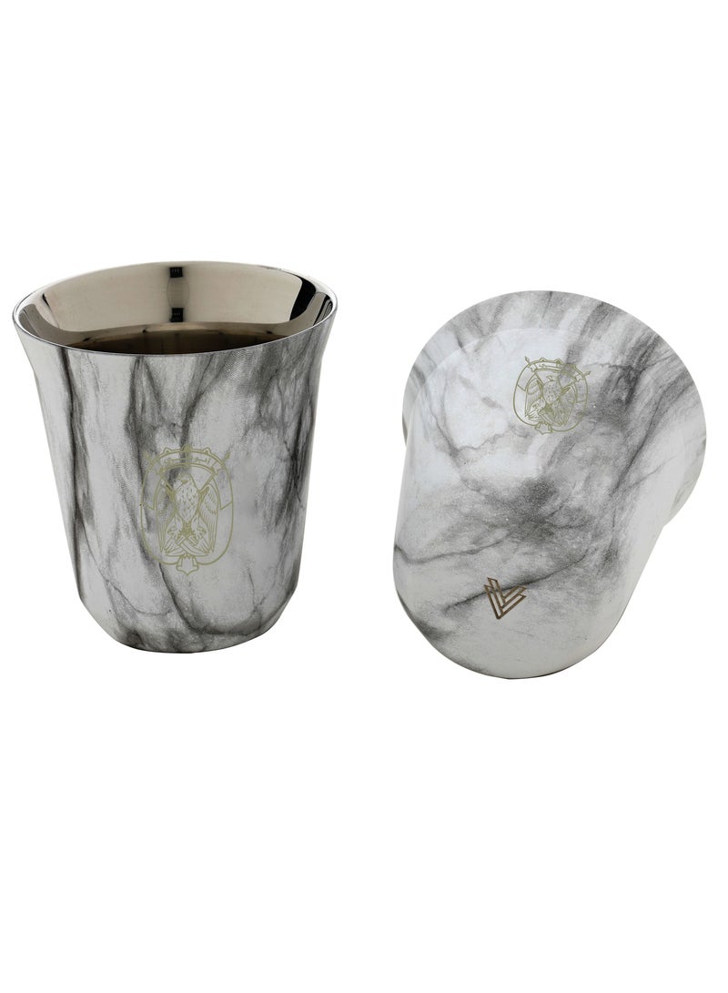 Rovatti Stainless Coffee Cup AD Marble - Image 3
