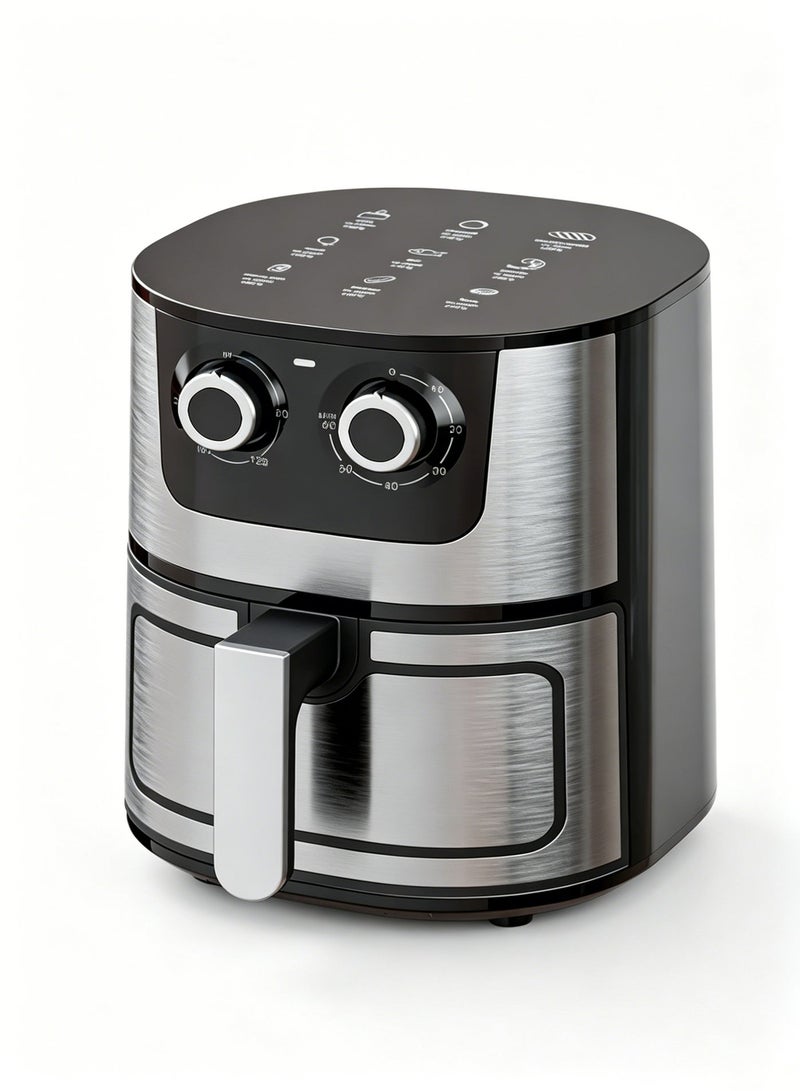 Bukela Automatic Air Fryer 7L 2400W with Digital Control, Preheat Function, and Overload Protection for Healthy Cooking without Oil - Image 2