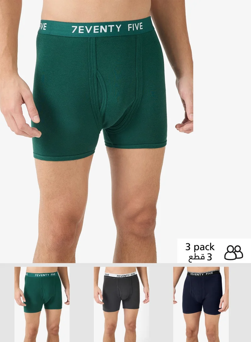 Seventy Five Basics Pack of 3 Boxer Briefs