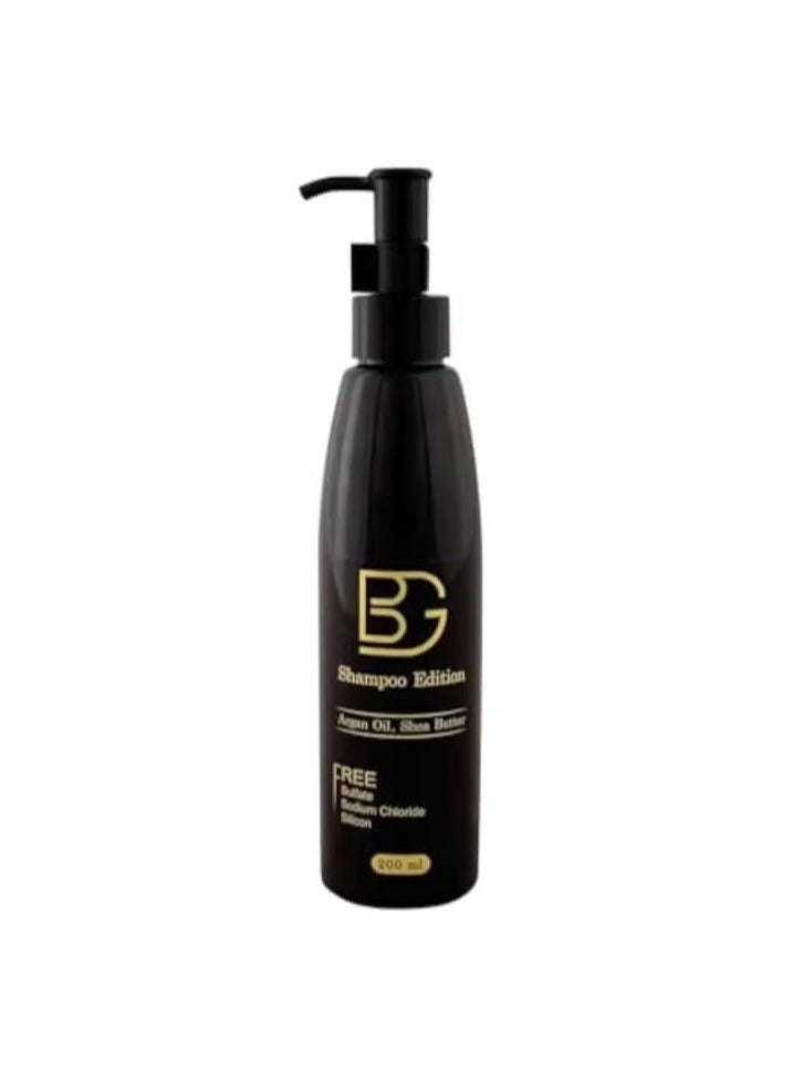 BG Shampoo Edition – Gentle Daily Shampoo – Cleanses & Nourishes Hair – Lightweight Formula for Soft, Shiny & Healthy Hair – Suitable for All Hair Types – 200ml