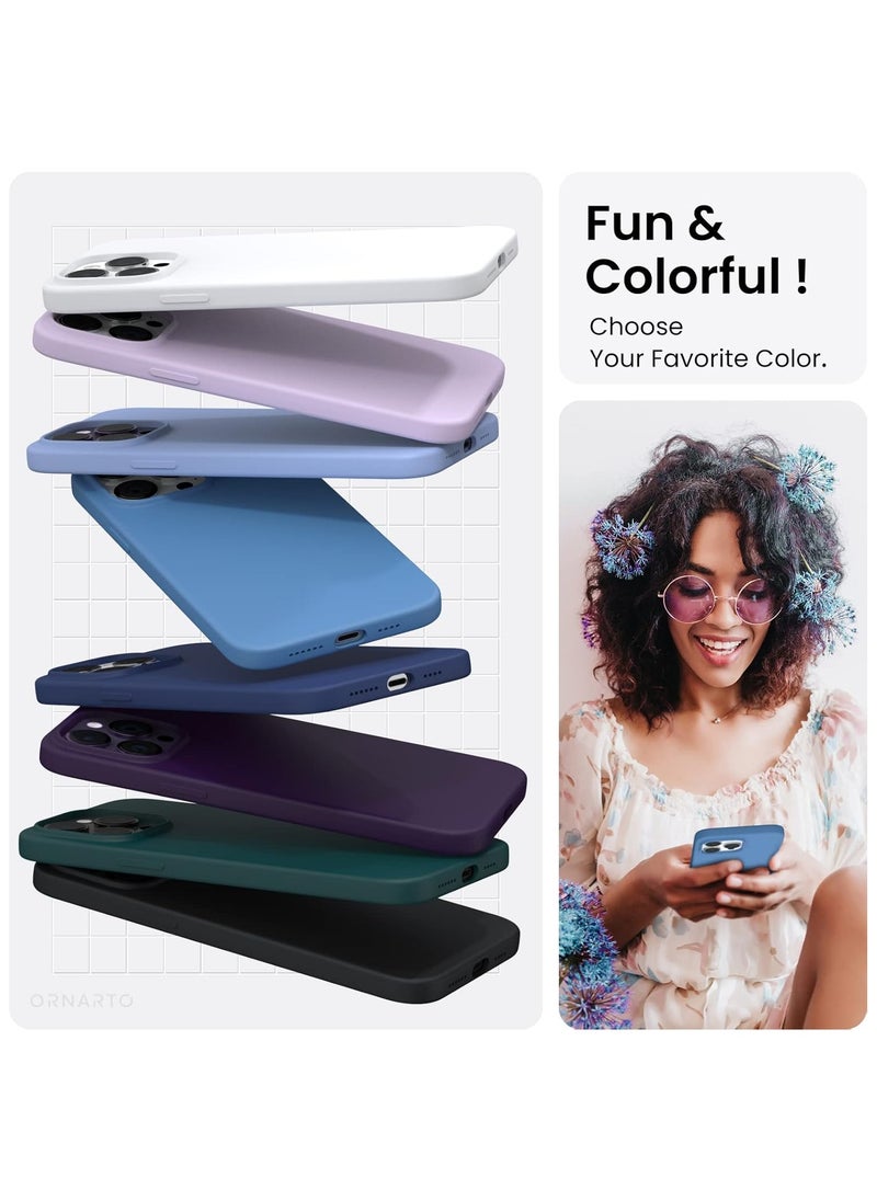 Protective Blue cover for Apple iPhone 13 Pro MAX, anti-fingerprint, anti-fall, anti-scratch, comfortable grip, shock-absorbing, anti-explosion hard back, ultra-thin case and full cover, compatible with iPhone 13 Pro MAX, Blue