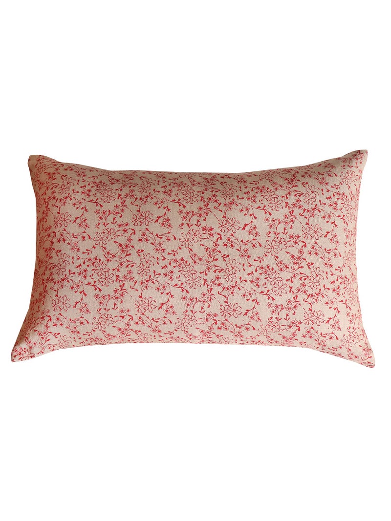 ZEBA Cotton Blend Bedcover for Double Bed with 2 Pillow Covers | Solid with Floral Printed Pillow Covers- Blush Pink | Bed Cover 90x108inches (7.5x9ft), Covers 17x27inches - Image 4