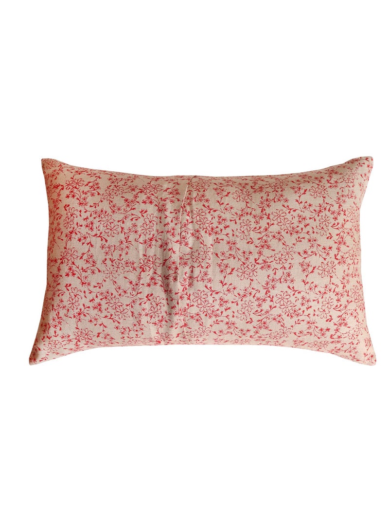 ZEBA Cotton Blend Bedcover for Double Bed with 2 Pillow Covers | Solid with Floral Printed Pillow Covers- Blush Pink | Bed Cover 90x108inches (7.5x9ft), Covers 17x27inches - Image 5