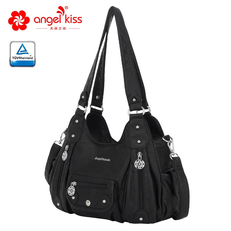 New Multi-Functional Women'S Handbag Multi-Color Tie-Dyed Pu Casual Shoulder Messenger Bag - Image 2