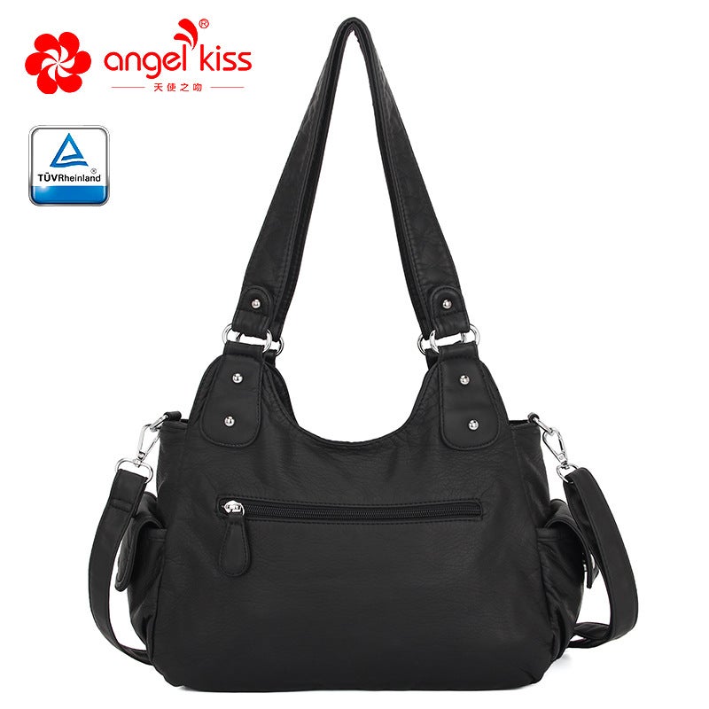 New Multi-Functional Women'S Handbag Multi-Color Tie-Dyed Pu Casual Shoulder Messenger Bag - Image 4