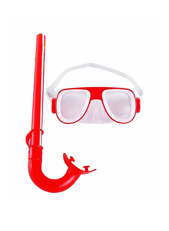 DBLEW Kids Snorkel Set – Swimming Mask & Snorkel, Red - Image 1