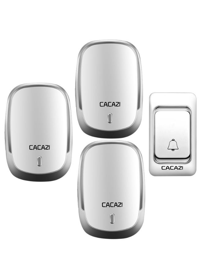 CACAZI Home Remote Wireless Doorbell Ac Electronic Remote Doorbell 