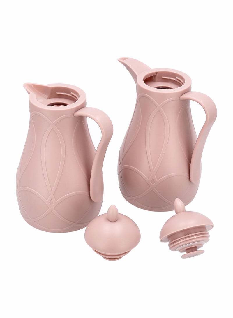 Dallaty Plastic Vacuum Flask Set 1L+1L - Image 4