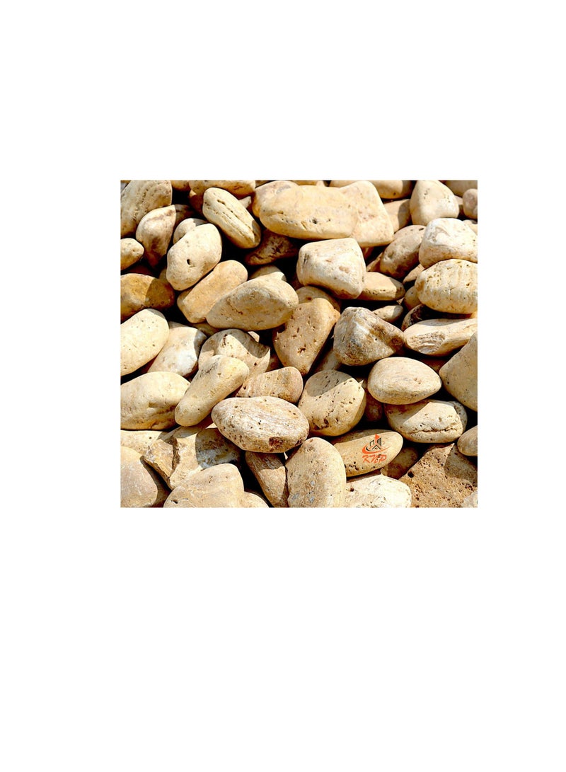 KNP Yellow Forest River Stone Natural Garden Material 3-5 cm 20 kg - Image 2