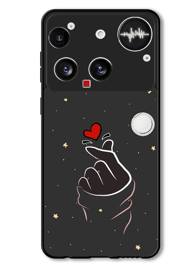 Theodor Case Compatible with Nothing Phone (3) 6.67 Inch Protection Shockproof Bumper Cover Snap Love - Image 1