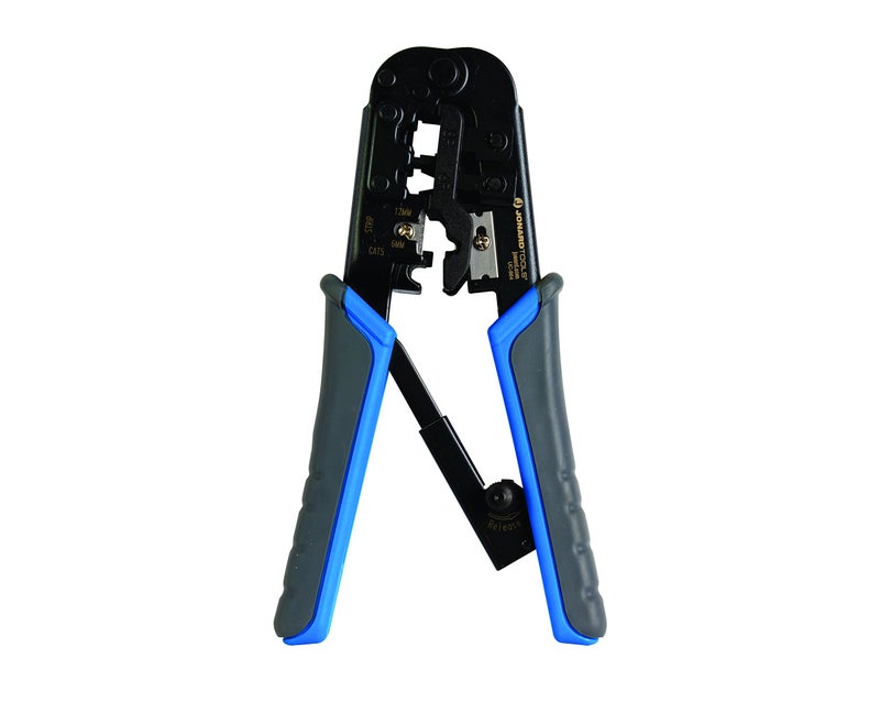 Jonard Tools UC864 6in1 Modular Cut Strip and Crimping Tool for CAT3 CAT5e CAT6 CAT6A cables and RJ11 RJ12 RJ45 Connectors