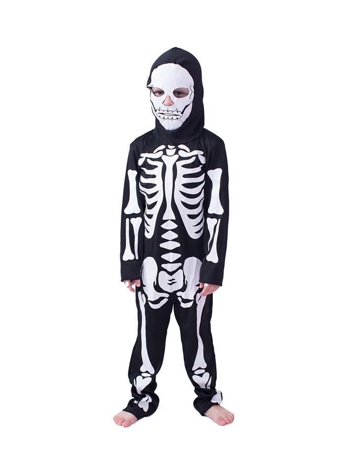 Highland Skeleton Halloween Costume for Kids 8 to 10 Years  - Image 1