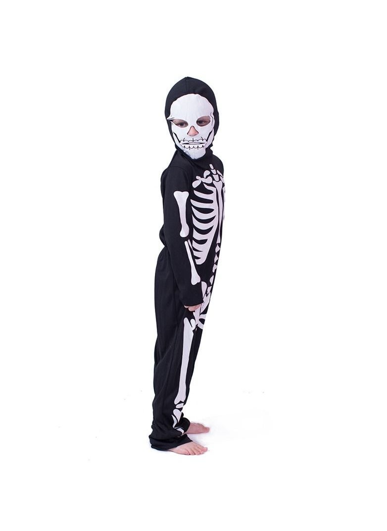 Highland Skeleton Halloween Costume for Kids 8 to 10 Years  - Image 3