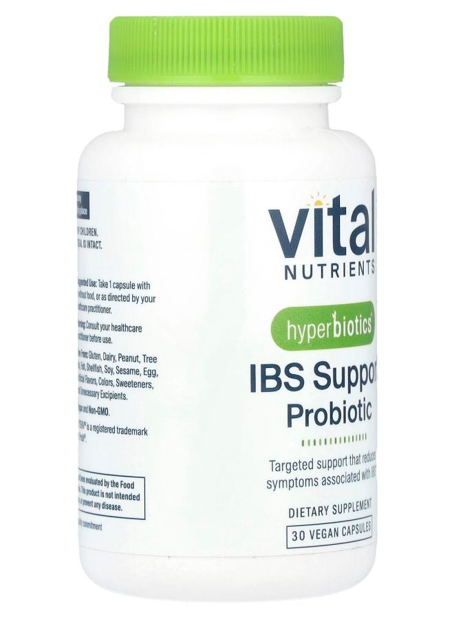 Vital Nutrients Hyperbiotics® IBS Support Probiotic 30 Vegan Capsules - Image 2