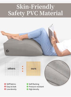 MIXDE Inflatable Leg Wedge Pillow, Positioner Pillows Suitable for Leg Lift Rest, Comfort Leg Pillows Suitable for Improving Sleep Quality or Reduce Swelling  - Image 5