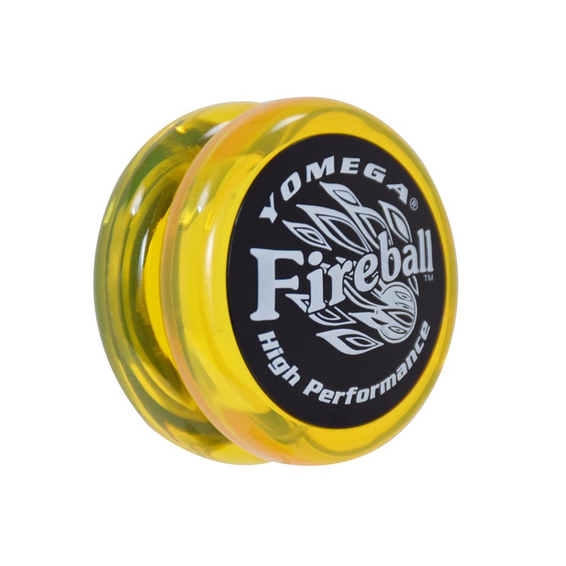 Yomega Fireball YoYo -HIGH Performance Responsive Transaxle Yoyo, Great for String Tricks for Advance Players to Perform Like Pros + Extra 2 yo yo Strings & 3 Month Warranty (Yellow and Black) - Image 1