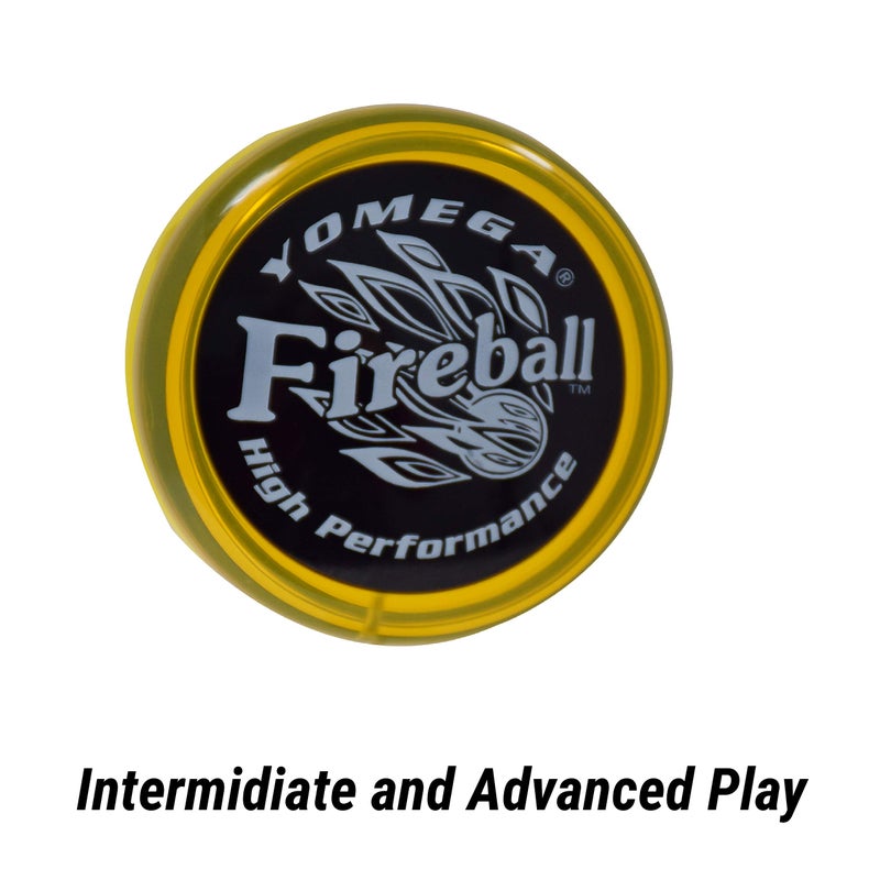 Yomega Fireball YoYo -HIGH Performance Responsive Transaxle Yoyo, Great for String Tricks for Advance Players to Perform Like Pros + Extra 2 yo yo Strings & 3 Month Warranty (Yellow and Black) - Image 3