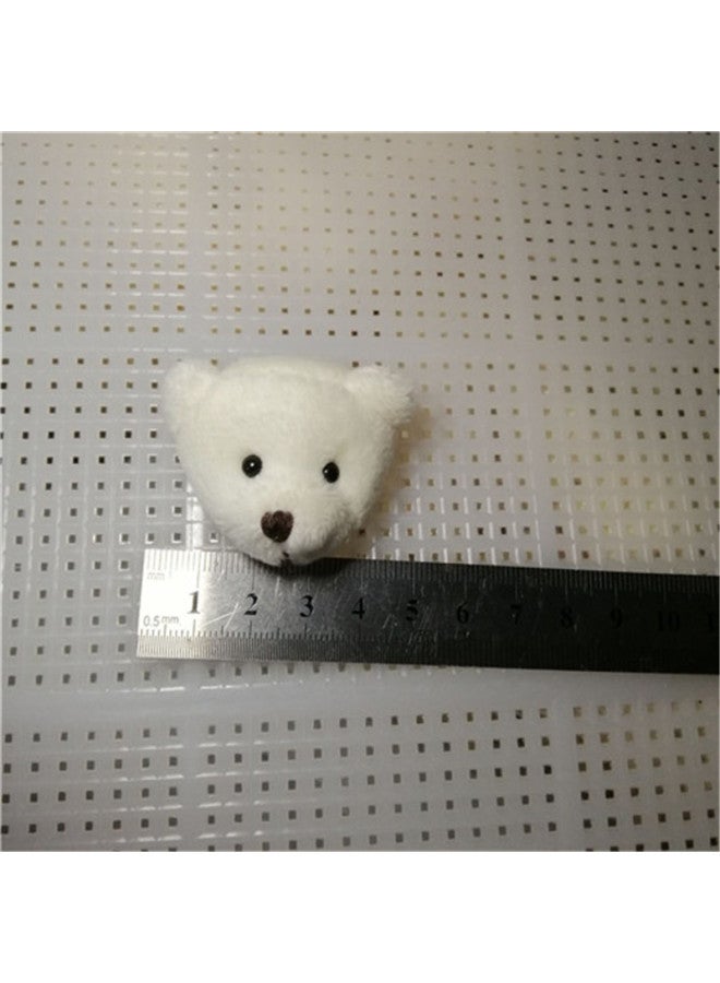 8cm Plush Toy Long Hair Joint Bare Bear Decorations Diy Clothing Children's Clothing Accessories Wholesale-Color:Exquisite Workmanship, Straight Mouth Line, Relatively Strong Hands And Feet 4.5cm Heart Pure White Brushed Bear, Random Colors-Height:Single Price  - Image 3