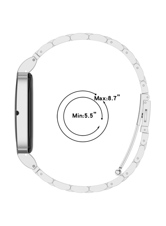 Factory-Used Fitbit Air Smart Watch Band Milanese Magnetic Metal Triple Bead Strap - Image 4