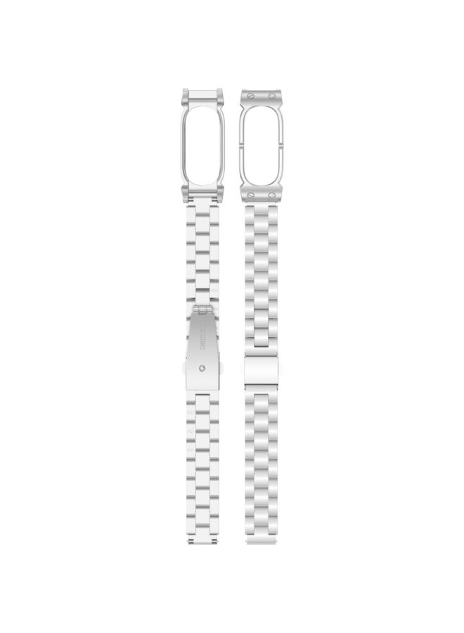 Factory-Used Fitbit Air Smart Watch Band Milanese Magnetic Metal Triple Bead Strap - Image 2
