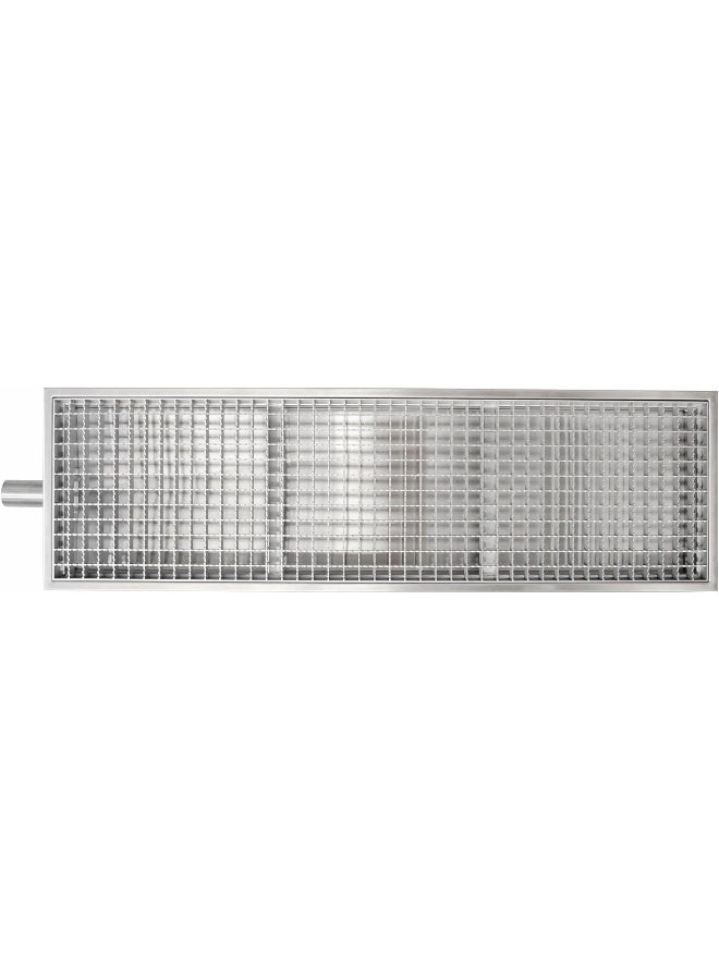 SOFIA Refrigeration Side Drain Floor Grating, Stainless Steel for Commercial Kitchen (1000 x 300 MM) - Image 1
