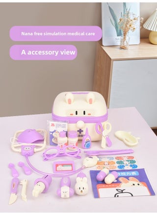 Purple Nana Rabbit Play Home Simulation Medical Portable Toy Case Cute Cute Fun Shape Educational Children-Specifications:5501 - pzsku/ZBE23C43663F4E0193DD0Z/45/1745568004/c9e20499-8e20-41af-bd98-764069220105